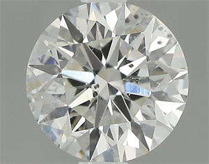 Picture of Natural Diamond 0.84 Carats, Round with Excellent Cut, H Color, SI2 Clarity and Certified by GIA