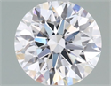 Lab Grown Diamond 1.01 Carats, Round with Ideal Cut, D Color, VVS1 Clarity and Certified by IGI