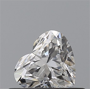 Picture of Natural Diamond 0.40 Carats, Heart with  Cut, F Color, VVS1 Clarity and Certified by GIA