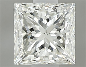 Foto Diamante Natural 0.50 quilates, Princesa , Color J, claridad VS2 y certificado GIA de