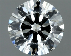 Picture of Natural Diamond 0.70 Carats, Round with Excellent Cut, I Color, SI2 Clarity and Certified by IGI