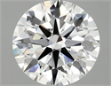 Lab Grown Diamond 2.55 Carats, Round with Ideal Cut, F Color, VVS2 Clarity and Certified by IGI