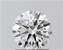 Lab Grown Diamond 1.05 Carats, Round with Ideal Cut, D Color, VVS2 Clarity and Certified by IGI