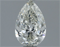 Natural Diamond 1.00 Carats, Pear with  Cut, H Color, VS1 Clarity and Certified by IGI