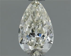 Picture of Natural Diamond 0.50 Carats, Pear with  Cut, J Color, VVS1 Clarity and Certified by IGI