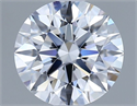 Del inventario de diamantes de laboratorio, 1.01 quilates, Redondo , Color D, claridad VVS2 y certificado IGI