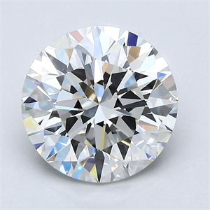 Picture of Natural Diamond 3.02 Carats, Round with Very Good Cut, I Color, VVS2 Clarity and Certified by GIA