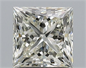 Natural Diamond 1.50 Carats, Princess with  Cut, L Color, SI1 Clarity and Certified by GIA