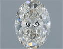Natural Diamond 1.04 Carats, Oval with  Cut, J Color, VVS1 Clarity and Certified by IGI