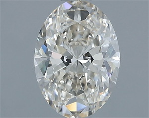 Picture of Natural Diamond 1.04 Carats, Oval with  Cut, J Color, VVS1 Clarity and Certified by IGI