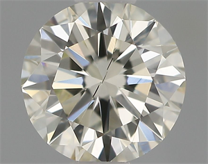 Picture of Natural Diamond 0.50 Carats, Round with Very Good Cut, K Color, SI2 Clarity and Certified by IGI