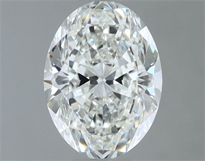 Picture of Natural Diamond 1.01 Carats, Oval with  Cut, H Color, VVS1 Clarity and Certified by GIA