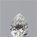 Natural Diamond 0.23 Carats, Pear with  Cut, F Color, VVS1 Clarity and Certified by GIA
