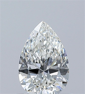 Foto Diamante Natural 0.53 quilates, De pera , Color H, claridad VVS2 y certificado GIA de