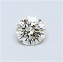 Natural Diamond 0.46 Carats, Round with Excellent Cut, M Color, SI1 Clarity and Certified by GIA