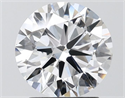 Del inventario de diamantes de laboratorio, 2.01 quilates, Redondo , Color D, claridad VVS2 y certificado IGI
