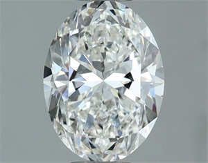 Foto Diamante Natural 1.00 quilates, Ovalado , Color G, claridad SI1 y certificado GIA de