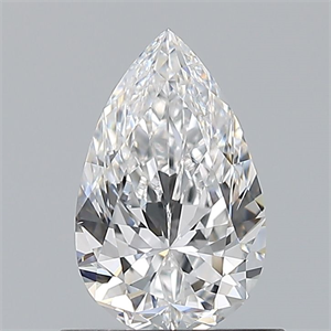 Picture of Natural Diamond 0.70 Carats, Pear with  Cut, D Color, VS2 Clarity and Certified by GIA