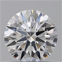 Lab Grown Diamond 1.01 Carats, Round with Ideal Cut, D Color, VVS1 Clarity and Certified by IGI
