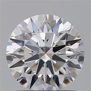 Picture of Lab Grown Diamond 1.01 Carats, Round with Ideal Cut, D Color, VVS1 Clarity and Certified by IGI