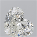 Natural Diamond 2.06 Carats, Heart with  Cut, K Color, VS2 Clarity and Certified by GIA