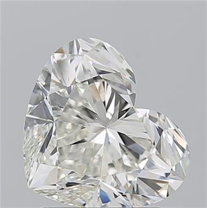 Picture of Natural Diamond 2.06 Carats, Heart with  Cut, K Color, VS2 Clarity and Certified by GIA