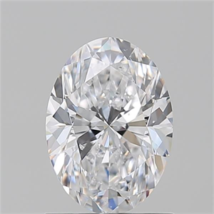 Picture of Natural Diamond 1.20 Carats, Oval with  Cut, D Color, SI2 Clarity and Certified by GIA