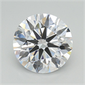 Lab Grown Diamond 5.00 Carats, Round with Excellent Cut, E Color, VVS2 Clarity and Certified by GIA