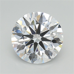 Picture of Lab Grown Diamond 5.00 Carats, Round with Excellent Cut, E Color, VVS2 Clarity and Certified by GIA