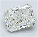 Natural Diamond 3.01 Carats, Radiant with  Cut, J Color, VS2 Clarity and Certified by GIA