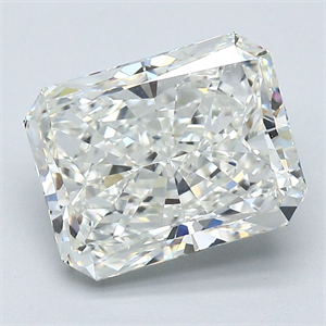 Picture of Natural Diamond 3.01 Carats, Radiant with  Cut, J Color, VS2 Clarity and Certified by GIA