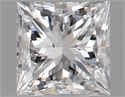 Natural Diamond 0.30 Carats, Princess with  Cut, F Color, SI1 Clarity and Certified by GIA