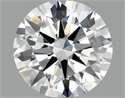 Lab Grown Diamond 1.43 Carats, Round with Ideal Cut, D Color, VVS2 Clarity and Certified by IGI