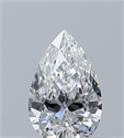 Diamante Natural 0.30 quilates, De pera , Color E, claridad VS1 y certificado GIA