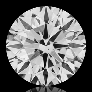 Picture of Natural Diamond 0.70 Carats, Round with Excellent Cut, H Color, SI1 Clarity and Certified by GIA