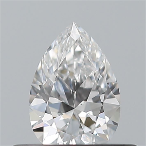 Foto Diamante Natural 0.31 quilates, De pera , Color D, claridad VS1 y certificado GIA de