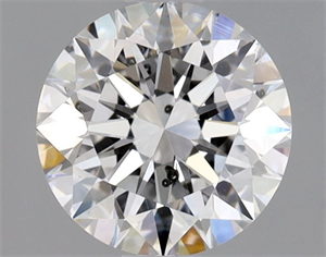 Picture of Natural Diamond 1.01 Carats, Round with Excellent Cut, E Color, SI2 Clarity and Certified by GIA