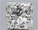 Natural Diamond 2.81 Carats, Princess with  Cut, H Color, VS2 Clarity and Certified by GIA