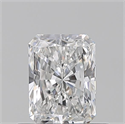 Natural Diamond 0.51 Carats, Radiant with  Cut, E Color, VS2 Clarity and Certified by GIA