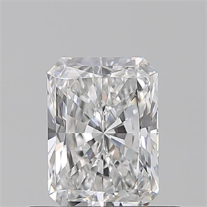 Picture of Natural Diamond 0.51 Carats, Radiant with  Cut, E Color, VS2 Clarity and Certified by GIA