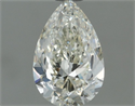 Natural Diamond 0.70 Carats, Pear with  Cut, J Color, VS2 Clarity and Certified by IGI