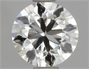 Natural Diamond 0.90 Carats, Round with Very Good Cut, J Color, SI1 Clarity and Certified by IGI