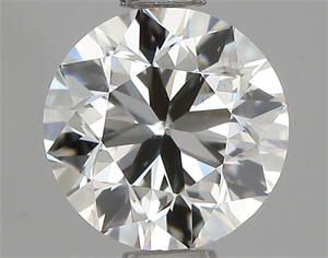 Picture of Natural Diamond 0.90 Carats, Round with Very Good Cut, J Color, SI1 Clarity and Certified by IGI