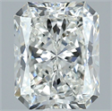 Natural Diamond 2.41 Carats, Radiant with  Cut, G Color, VS2 Clarity and Certified by GIA