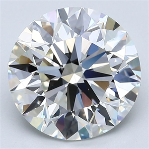 Foto Diamante Natural 3.37 quilates, Redondo , Color I, claridad VS2 y certificado GIA de