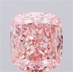 Picture of Lab Grown Diamond 15.04 Carats, CUSHION MODIFIED with  Cut, Fancy Vivid Pink Color, VS2 Clarity and Certified by IGI