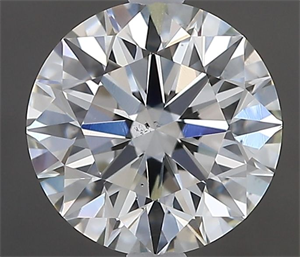 Foto Diamante Natural 1.10 quilates, Redondo , Color H, claridad SI1 y certificado IGI de
