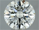 Natural Diamond 0.50 Carats, Round with Excellent Cut, J Color, VVS1 Clarity and Certified by IGI