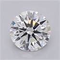 Lab Grown Diamond 1.54 Carats, Round with Ideal Cut, E Color, VVS2 Clarity and Certified by IGI