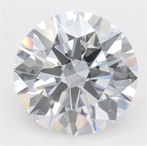 Picture of Lab Grown Diamond 3.71 Carats, Round with Excellent Cut, D Color, VVS1 Clarity and Certified by GIA